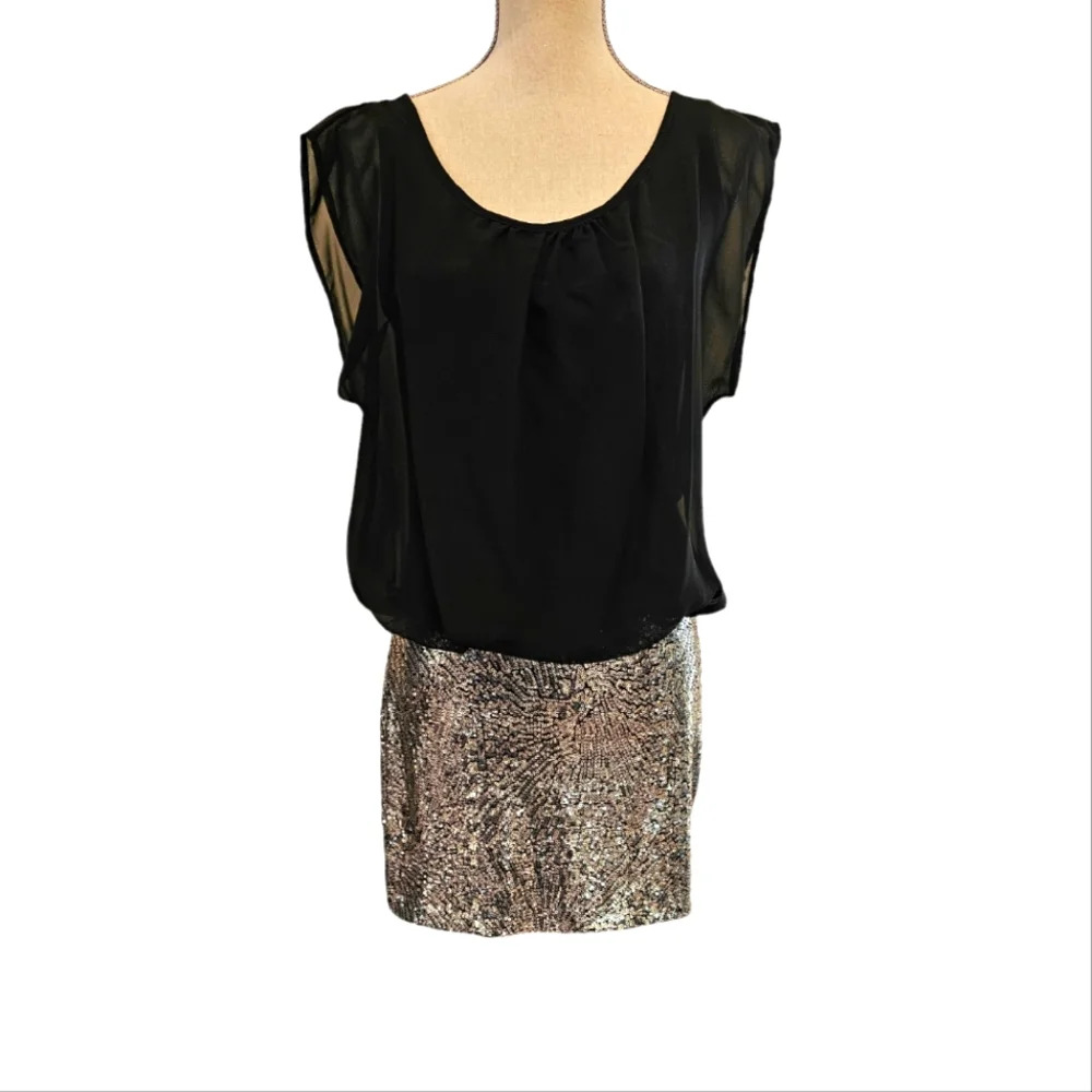 NWT Love Reign Sequined Mini Dress
